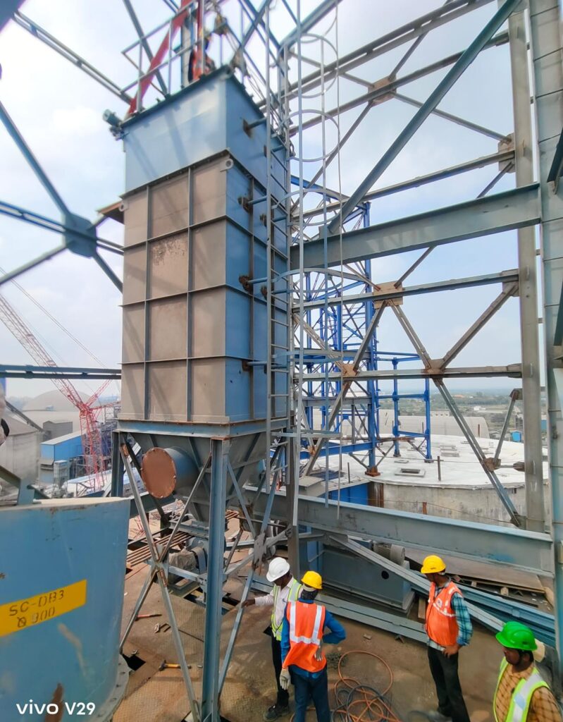 dedusting bag filter in cement plant