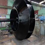 id fan impeller with shaft